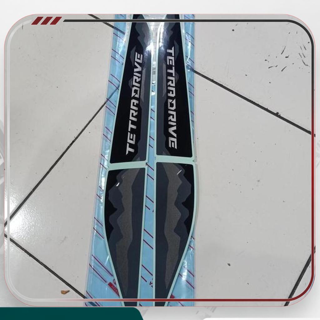 Stiker Body Tetradrive Fortuner 2022 Original Warna Hitam