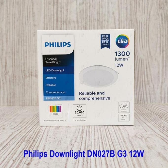 Lampu Downlight Led Panel Philips Dn027B G2 14 Watt 14 W 14W 14Watt