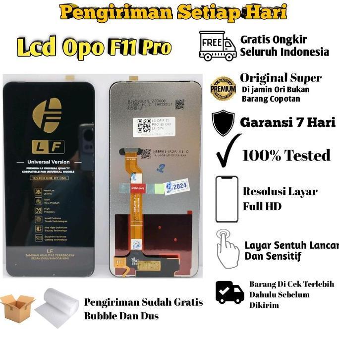 Lcd Touchscreen KOMPATIBEL FOR F11 Pro Original / Lcd F11 Pro Original Full Set Hitam