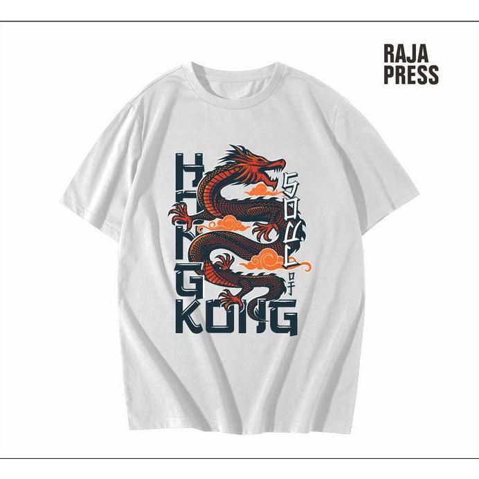 KAOS OLEH - OLEH HONGKONG - BAJU SOUVENIR HONGKONG - BANYAK GAMBAR Combed Dewasa