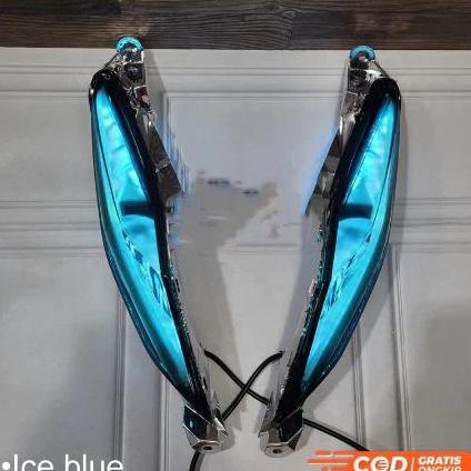 FULLSET LENGKAP REFLEKTOR SEIN MIKA SMOKE + LAMPU ALIS RUNNING BEAT FI OLD 2012 2013 2014 2015 AUTO 