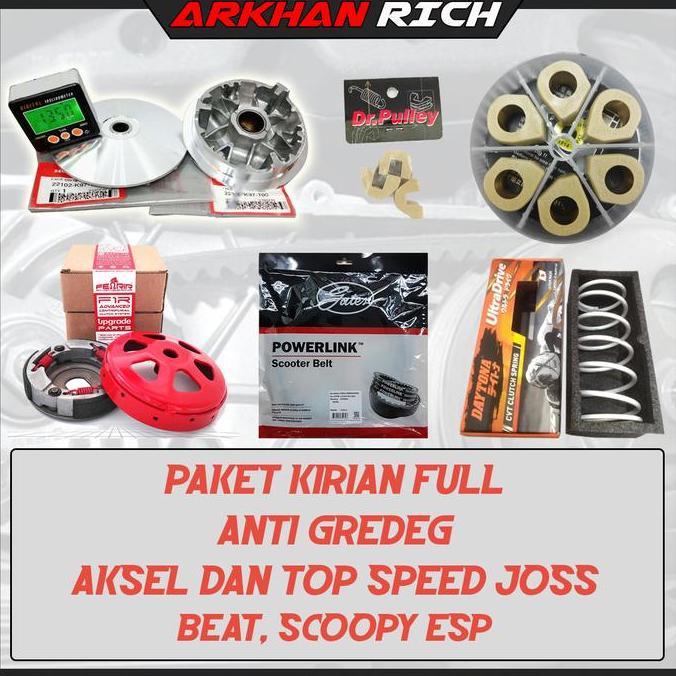 PAKET UPGRADE CVT FULL SCOOPY BEAT ESP