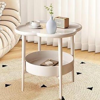TERLARIS MEJA KECIL KAMAR MEJA SAMPING SOFA KREATIF MEJA KOPI MEJA SAMPING MINIMALIS BAHAN PLASTIK
