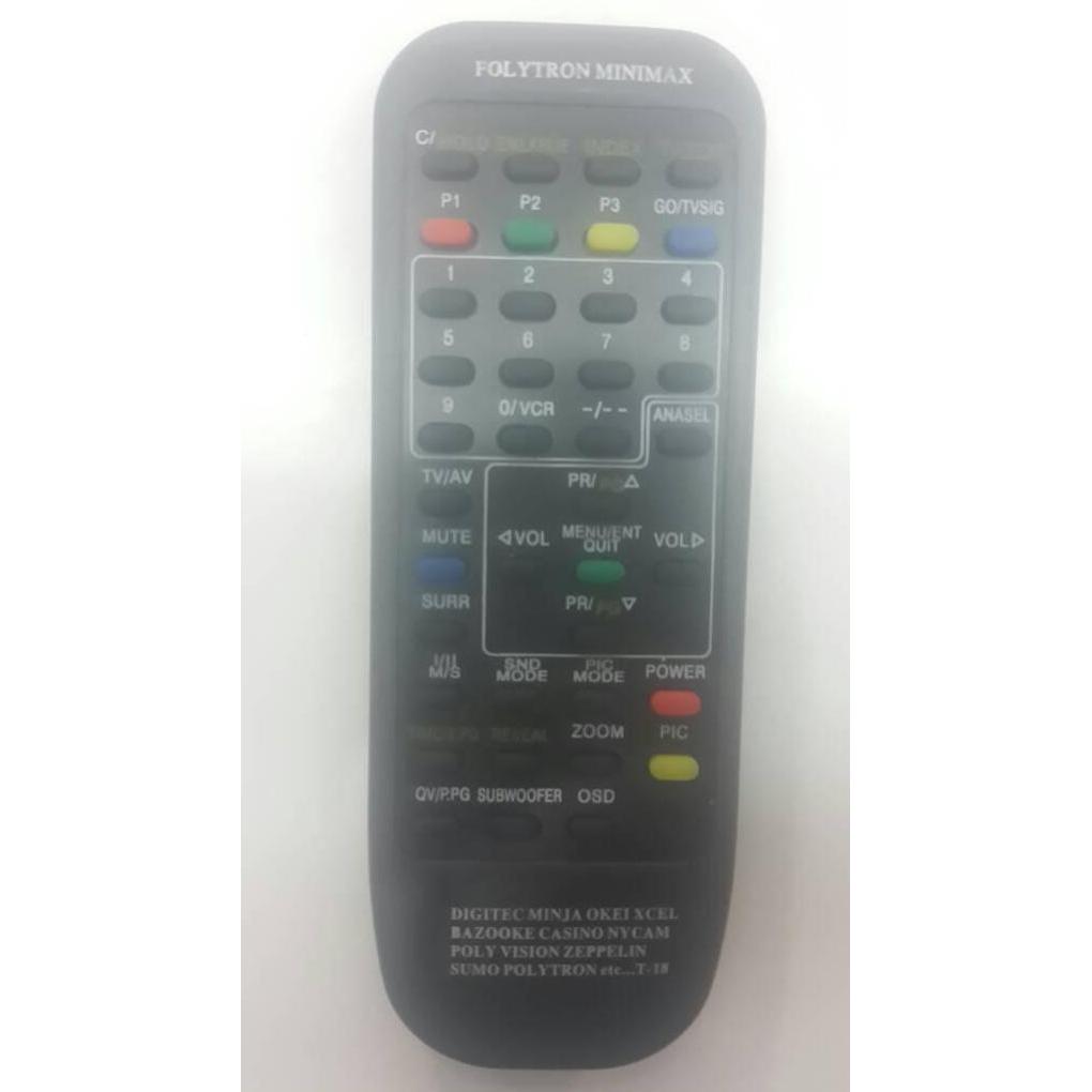 TERLARIS REMOTE TV POLYTRON  REMOTE TV TABUNG POLYTRON