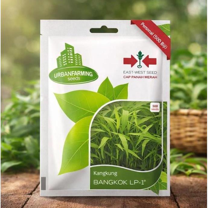 Parkz- Benih Bibit Kangkung Bangkok Lp Cap Panah Merah - Kangkung Bangkok Lp