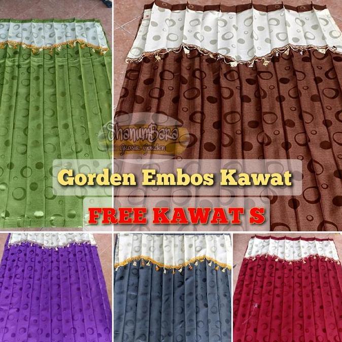 Gorden jendela poni gorden embos kawat poni gorden pintu poni GRATIS kawat S gorden ayu ting ting