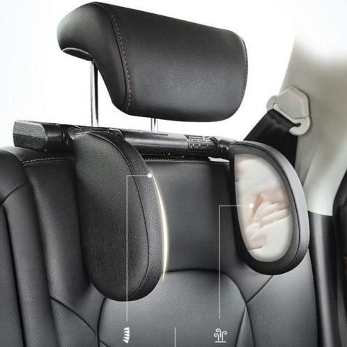 BEST SALE HEADREST PENYANGGA KEPALA BANTAL LEHER JOK MOBIL TRAVEL NECK PILLOW SANDARAN ADJUSTABLE / 