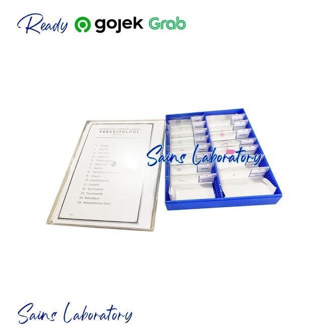 Preparat Parasitologi 1 Set 15 Jenis Awetan Preparat Set Mikroslaid