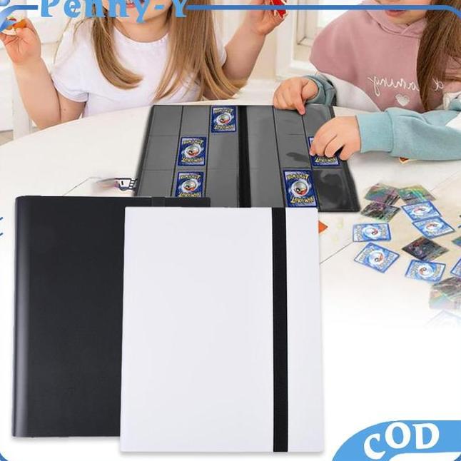 360Pcs Album Kartu Besar 9 Slot Buku Koleksi Kartu A4 Card Album Buku Koleksi Kartu