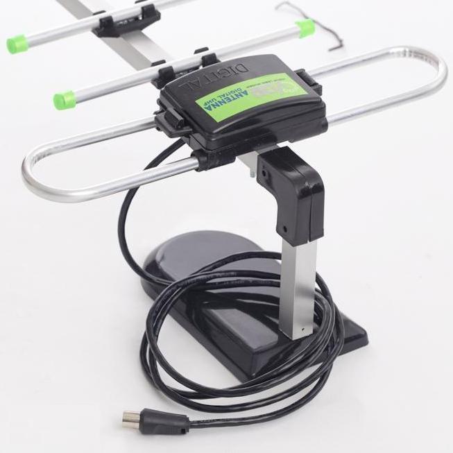Lansungkirim- Antena Tv Indoor & Outdoor Vdr V-87Hd + Kabel 1.5M / Antena Digital Vdr / Antena Tv Mu