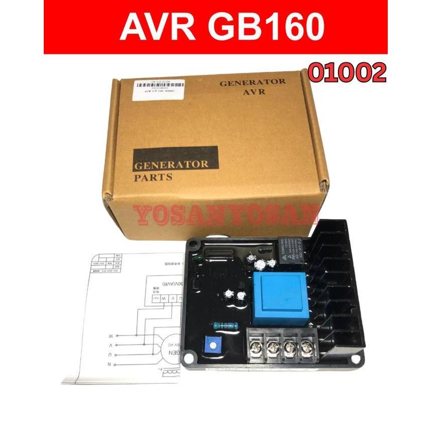 AVR BRUSH GENERATOR UNIVERSAL GB160 GB-160 GB 160 AVR GENSET UNIVERSAL HIGH QUALITY