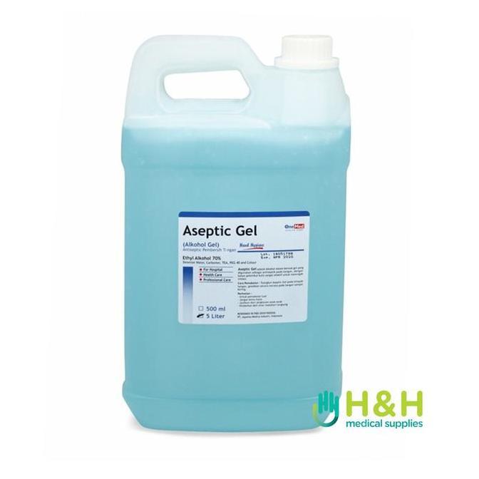 Cod,Sis- Aseptic Gel Refill 5 Liter / Aseptic Gel Refil Onemed / Aseptic Gel / Aseptic Gel Hand Sani
