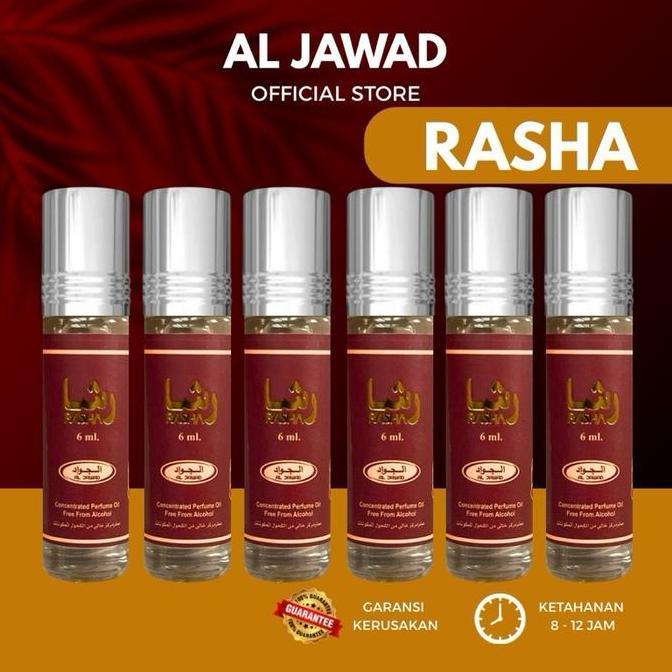 Cod,Bisa- Al Jad - Rasha Aroma Rose Oud Amber | Parfum Perfume Minyak Ngi Pria Nita