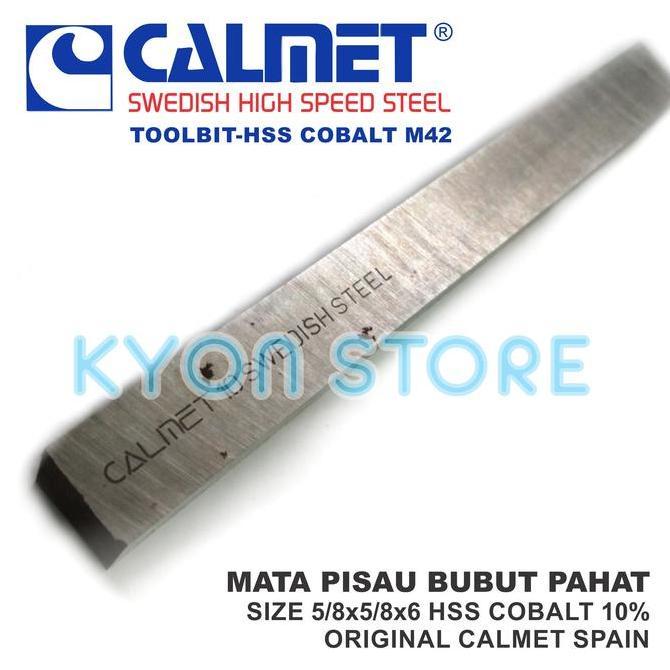 Mata Pisau Bubut Pahat Size 5/8X5/8X6 Hss Cobalt 10% M42 Calmet Swedis Promo