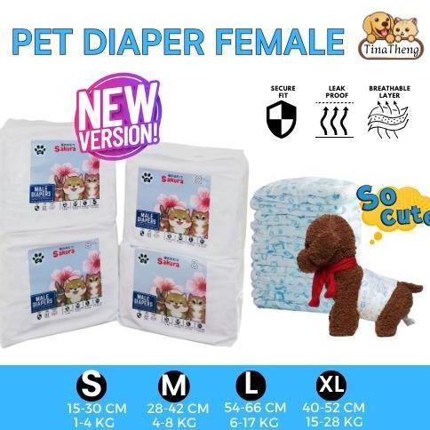 Cod,Bisa- Diaper Anjing Kucing Jantan Male Diaper Popok Anjing Kucing