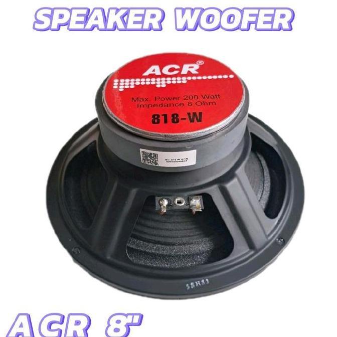 Grosir Speaker Woofer 8 Inch Acr 818 W 200 Watt Speaker Acr 8"