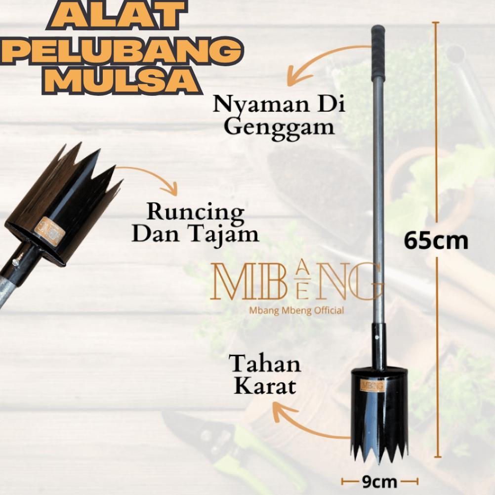 Promo Cod Mbang-Mbeng Plong Mulsa Diameter 9Cm / Alat Pelubang Plastik Mulsa Dengan Gagang / Peluban