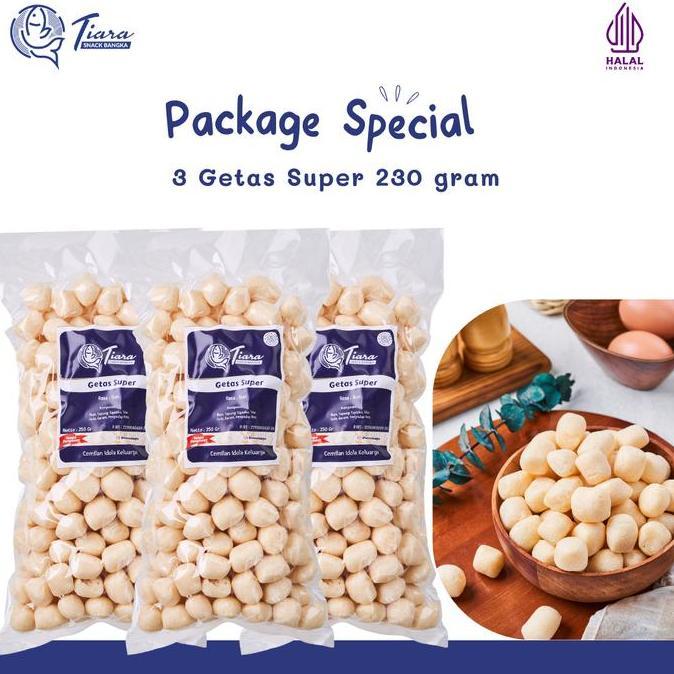 Cod,Bisa- Getas Super Ikan Tenggiri Belinyu Bangka - Package Special Getas Super Tiara