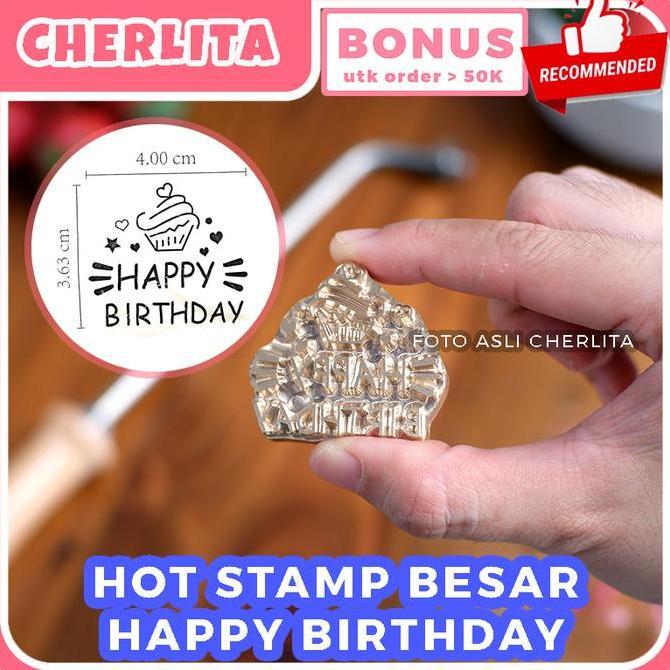 Hot Stamp Besar Cake Kue Chiffon Bolu Stempel Emboss Cheesecake 1 Set