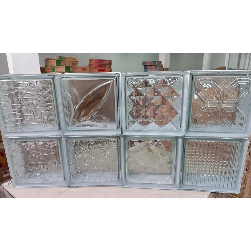 GLASS BLOCK GELAS BLOK MULIA KACA- KACA ROSTER BOX 20X20 Termurah