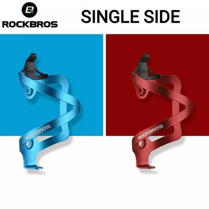 Lengkapbos- Rockbros Tempat Botol Minum Sepeda Alumunium - Rockbros Holder Botol