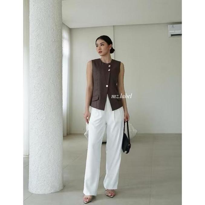 TERKINI Vest Atasan Wanita / Rompi Outer Wanita TERKINI