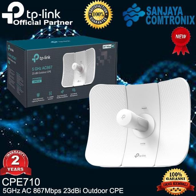 TERBARU - CPE710 TP-Link 5GHz AC867 23dBi Outdoor CPE 710