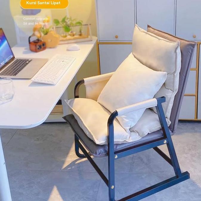 VIVIJEE Kursi Komputer Modern Nyaman - Kursi untuk Rumah Kantor Esport Belajar - Kursi Sofa Lazy den