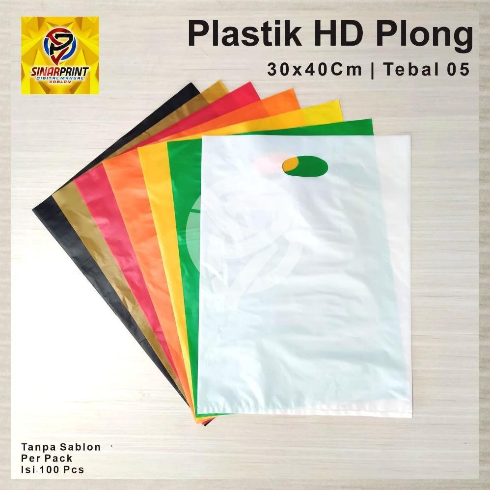 Plastik Hd Plong Polos 30X40 Tebal Packing Olshop Kemasan