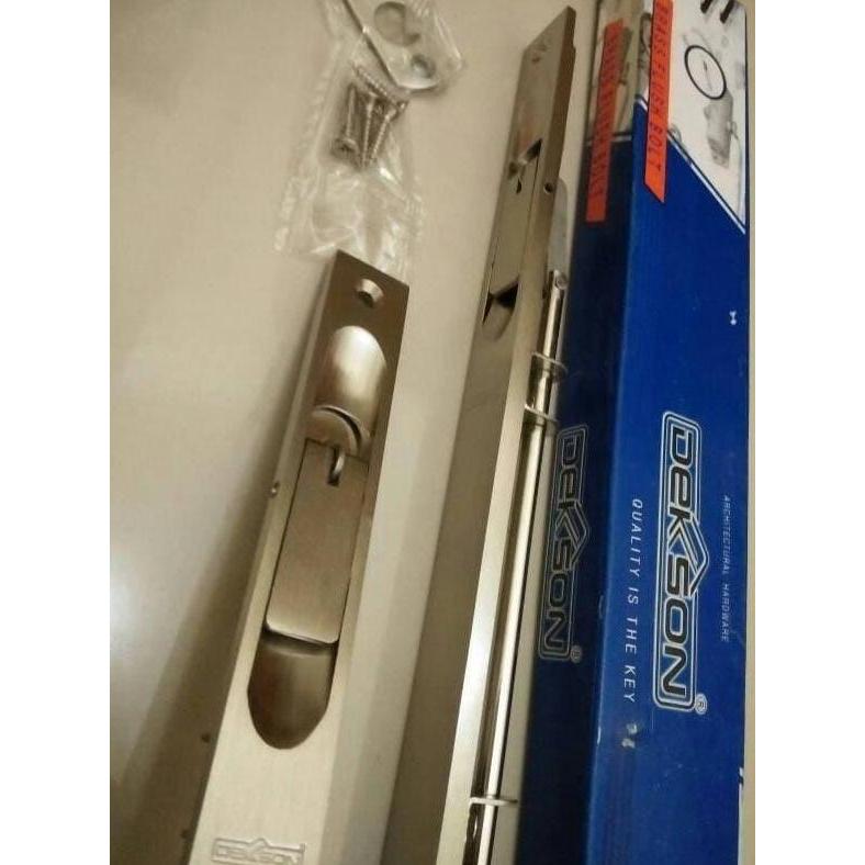FLUSH BOLT DEKKSON FB 608 BR 36" SN Grendel Slot Pintu 36 Inch 90 Cm