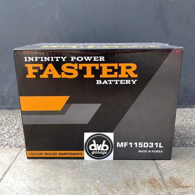 ZHURATMI Aki MF Faster NX 120-7L 95Ah MF115D31L - Accu Kering Import Korea PROTOK