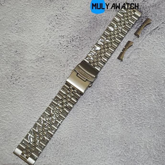 Strap Rantai Solid Jubilee bracelet 20mm 22mm PREMIUM double lock silver