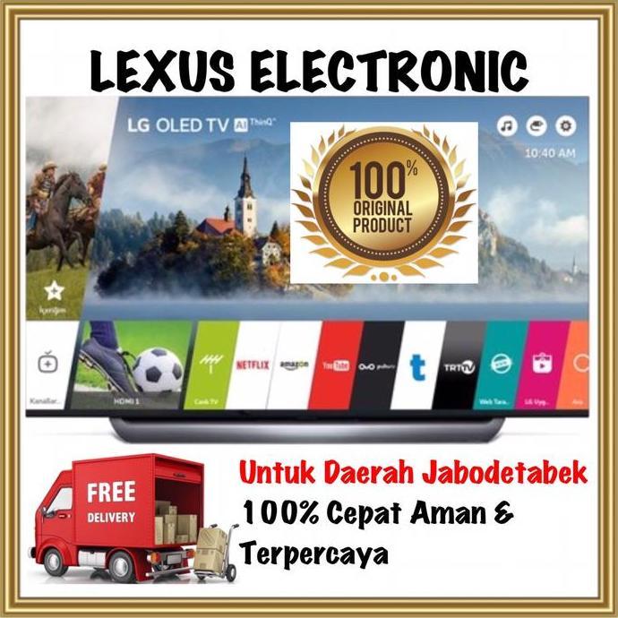 TERLARIS OLED TV LG 55 INCH 55C8 UHD/4K HDR SMART TV GARANSI RESMI LG