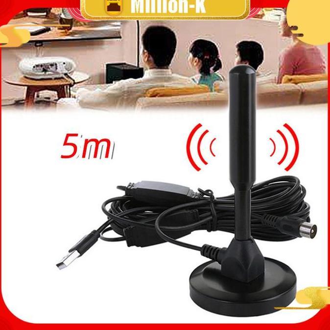 GHIFLY 5M Portable HD TV Antenna / Digital Antena TV /  Indoor Outdoor TV Antenna PROTOK