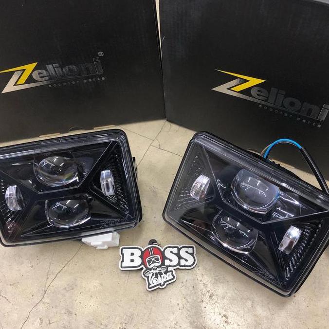 Headlamp LED Daymaker Zelioni Smoke Vespa S