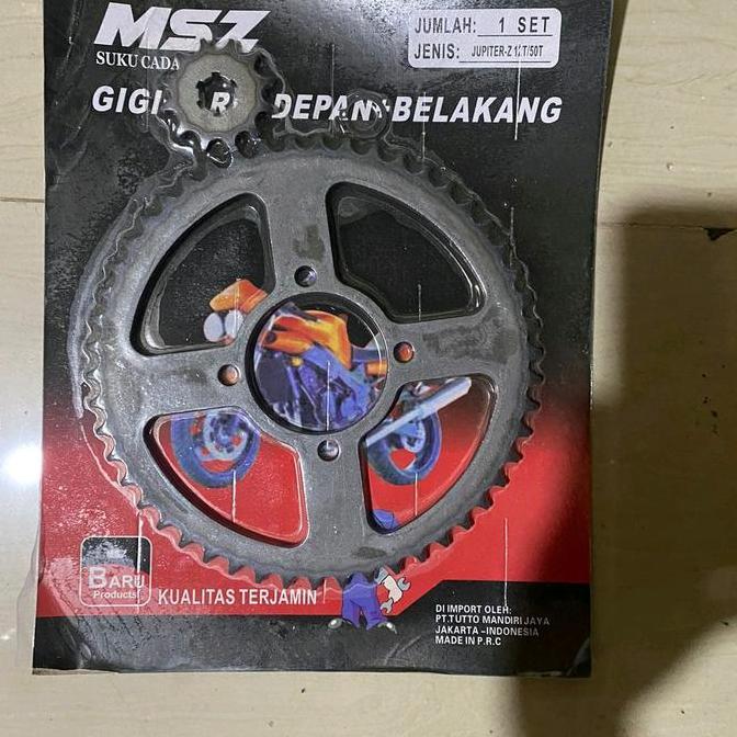 GIR PRES SET DEPAN BELAKANG JUPITER Z 50T/12T DISKON