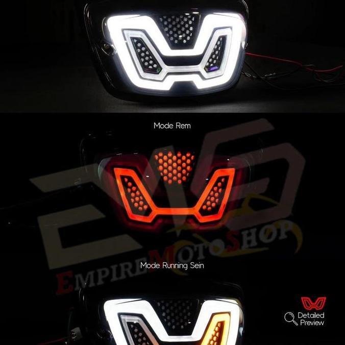 Lampu Stop LED Vespa LX 125 S LX125 I Get Stoplamp Virtu