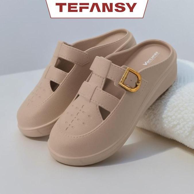 SALE TEFANSY sandal flat korean style sandal new era wanita sendal wanita outfit sandal mules flat p