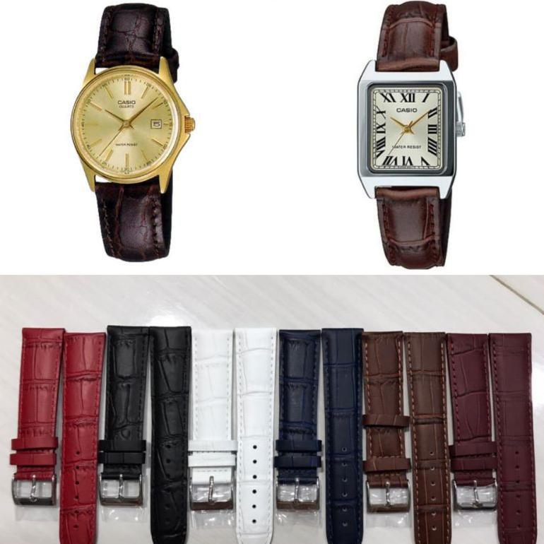 Tali Jam Tangan Kulit Asli Casio General aksesoris jam