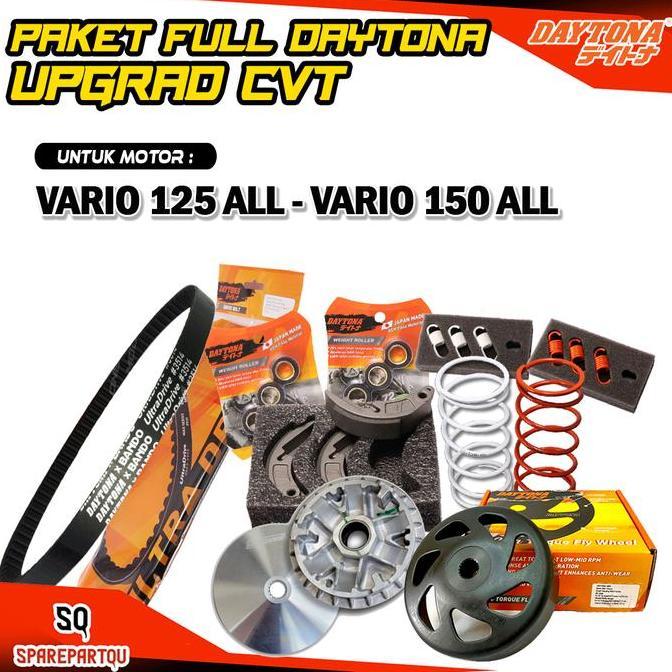 Paket Kirian Cvt Vario 125 Vario 150 Harian - Racing - Touring