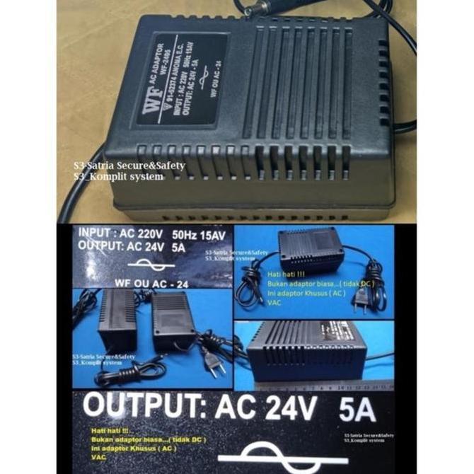 Power Adaptor Trafo AC 24v 5a 3a 4a CCTV Camera PTZ ROTOR electronic Parts Komponen Elektronik akses