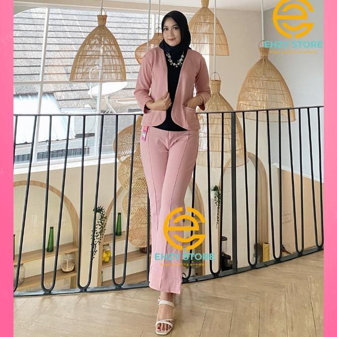 KEKINIAN ONE SET BLAZER SCUBA NABILLA BAHAN SCUBA PREMIUM KEKINIAN