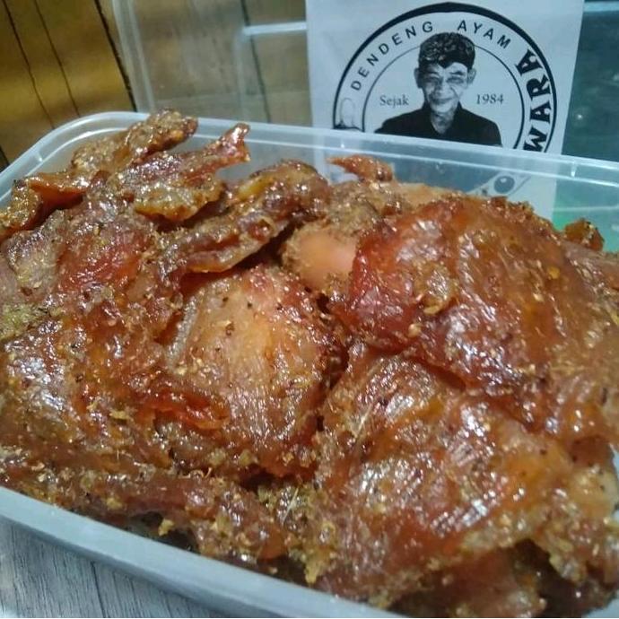 SAFRINAAAA5 - DENDENG DAGING AYAM 100GRAM ABAH KOSWARA KHAS BANDUNG
