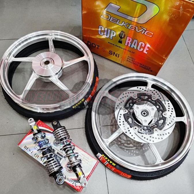 Paketan Velg Velek Velk Racing Palang Bintang Delkevic DND 5 Star D55 Aerox New old 155 Ring 17 160 