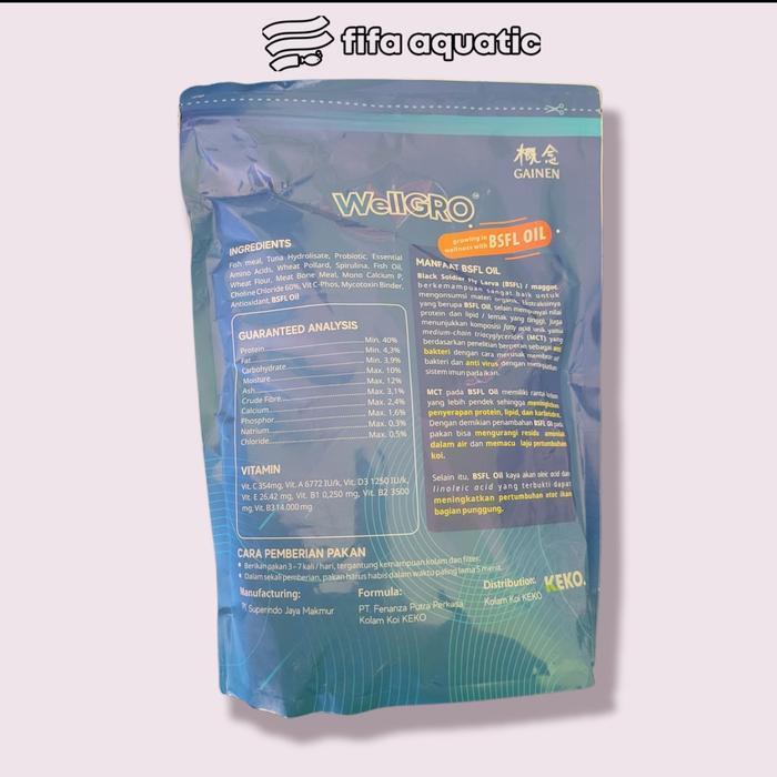 Wellgro / Wellred pakan koi 1 dus