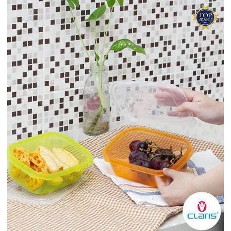 CLARIS Kotak Makan BPA Free 6 PCS 770ml Tempat Box Bekal Foodsaver - 2737 RE YS