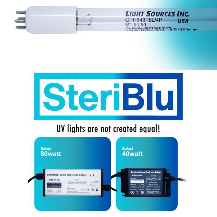 SteriBlu Lampu Kolam UV-C 40watt & UV-C 80watt
