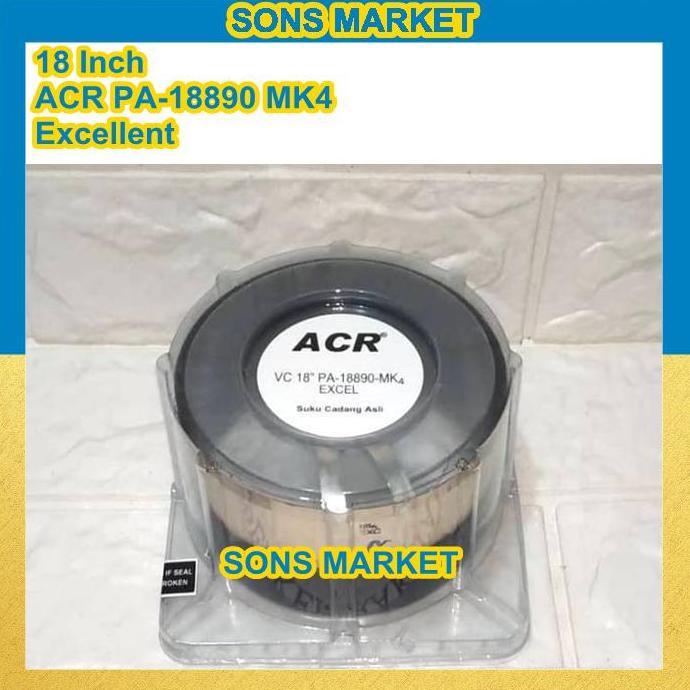 SPULL SPOOL VOICE COIL SPEAKER SPUL ACR 18 INCH PA-18890 MK4 EXCELLENT ORIGINAL ORIGINAL DAN TERPERC