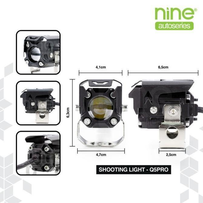 TERLARIS LAMPU TEMBAK SOROT LUMINOS Q5 PRO MINI SHOOTING LHT