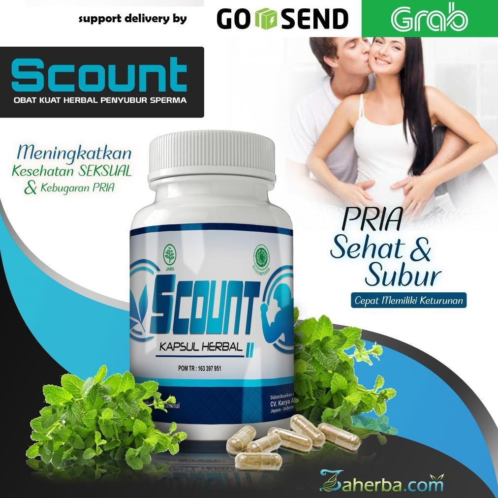 (Terbaru) SCOUNT - Obat Herbal Pengental dan Penyubur Sperma Pria,Anti mandul (Terlaris)